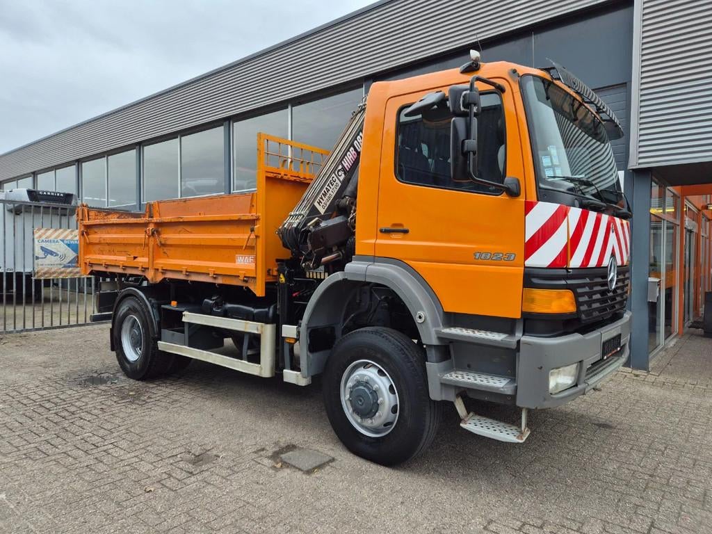 Mercedes-Benz Atego 1823/ 4X4/ Kipper/ Krane/ 3X Sper, Auto's, Euro 2, Overige kleuren, 170 kW, Mercedes-Benz