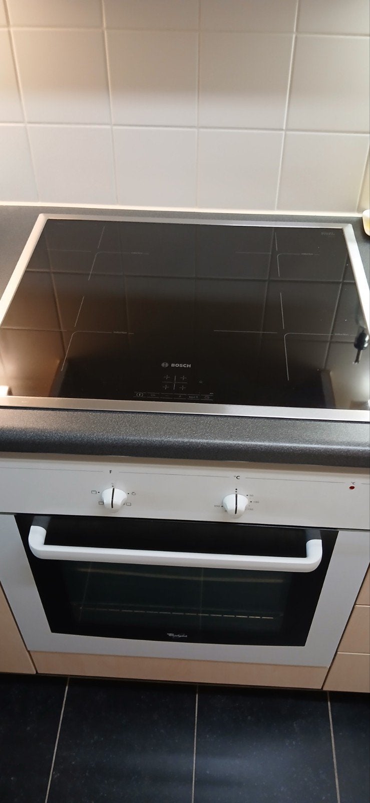 inductiekookplaat Bosch PUE645BB1E 55X583X513, Elektronische apparatuur, Ophalen, 4 kookzones, Zo goed als nieuw, Inbouw