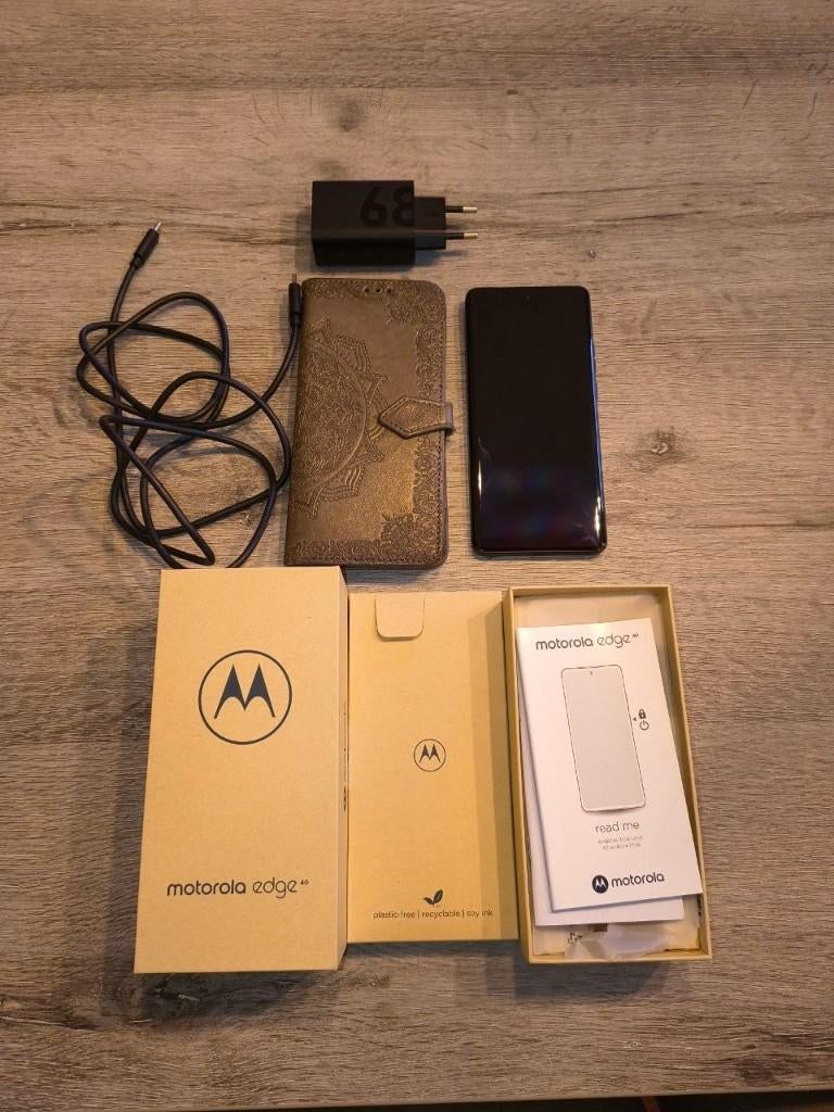 Motorola Edge 40 256GB Zwart, Telecommunicatie, Ophalen, Gebruikt, Zwart