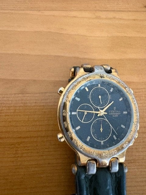 Montre Festina, Bijoux, Sacs & Beauté, Montre-bracelet, Autres marques, Enlèvement ou Envoi, Cuir