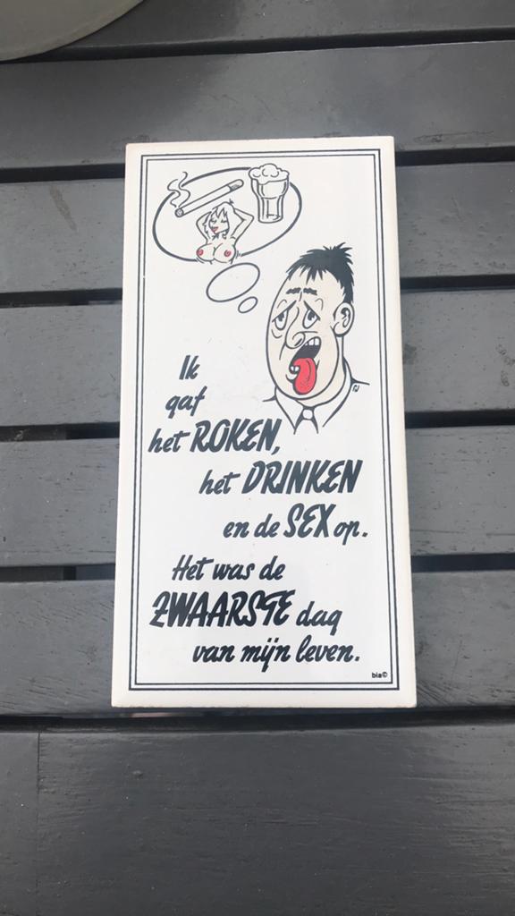 Spreuk, Ophalen of Verzenden, Zo goed als nieuw