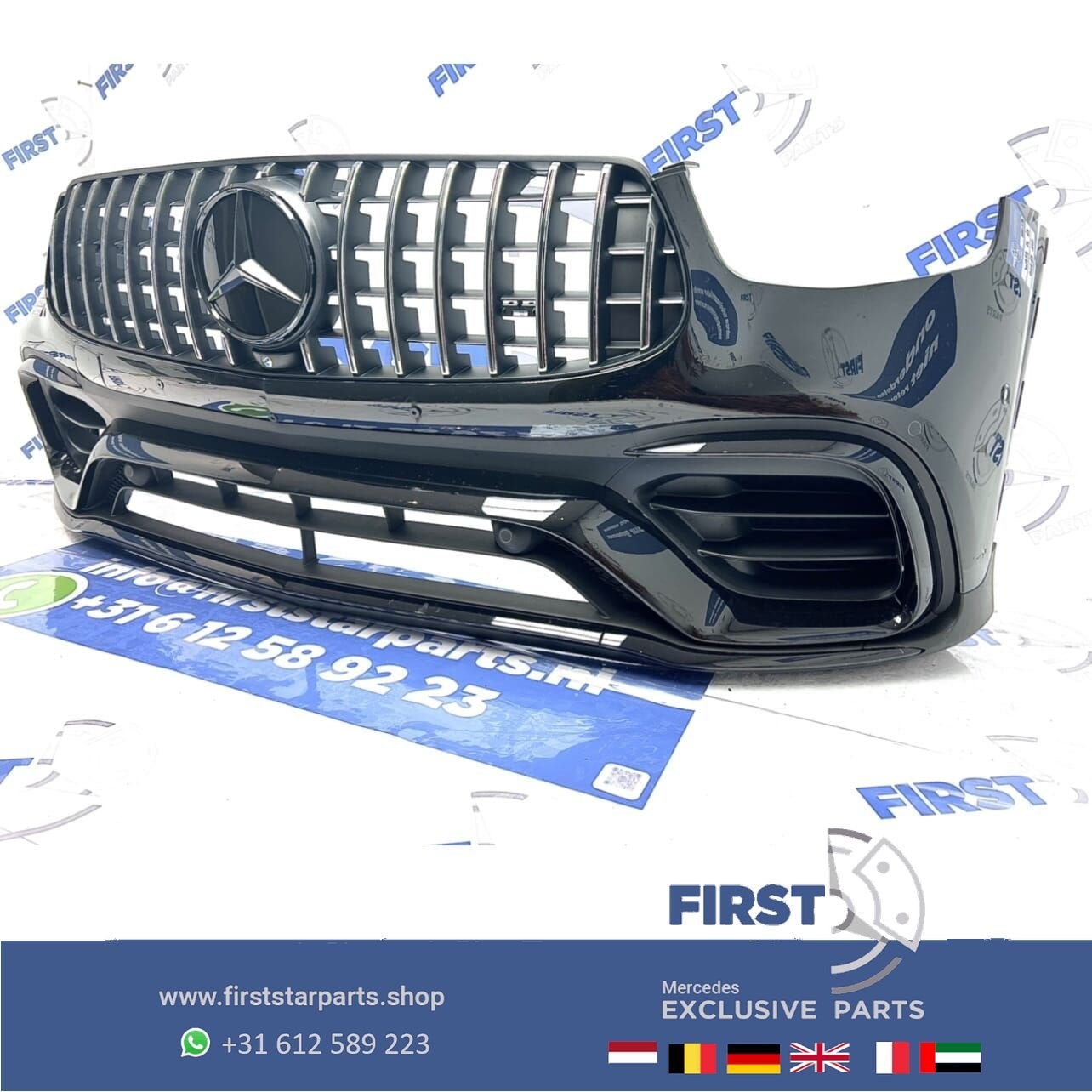 W253 FACELIFT GLC63 AMG VOORBUMPER Mercedes GLC 63 KLASSE BU, Utilisé, -, Avant, -