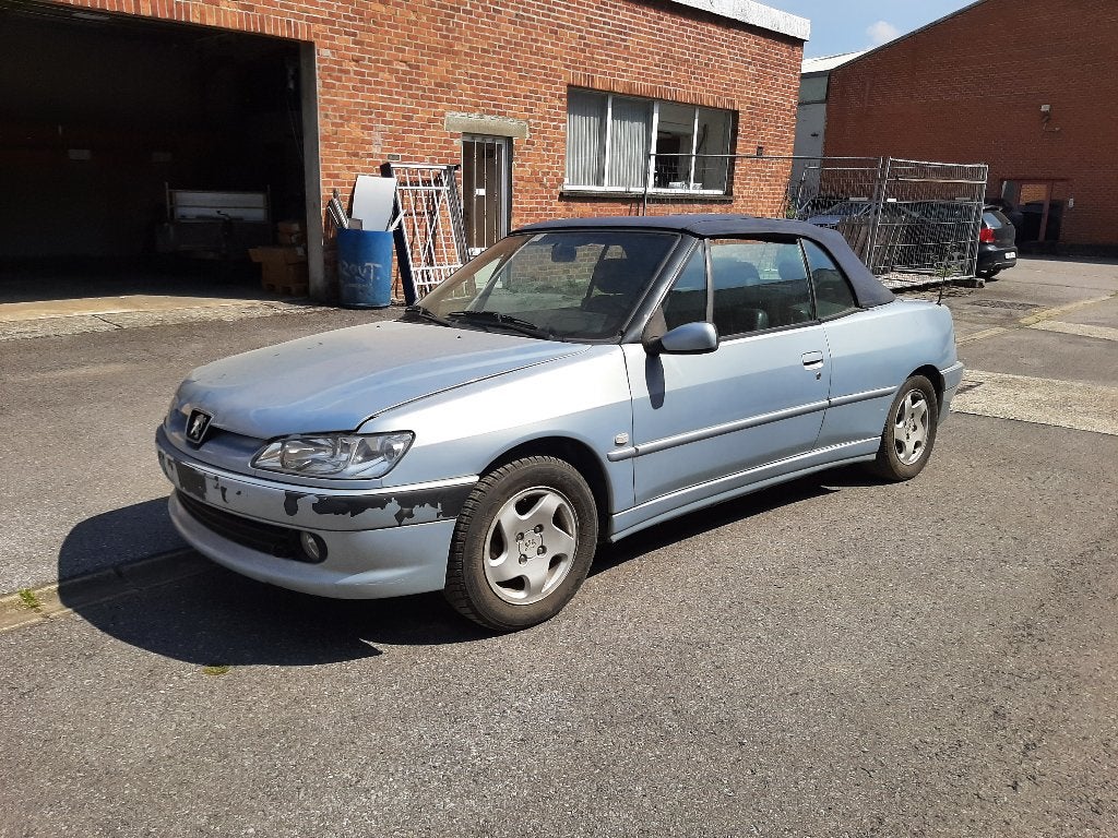 Peugeot 306 cabriolet, Autos, Cuir, Achat, Boîte manuelle, Noir