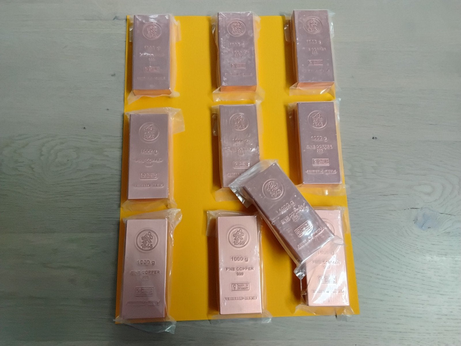#Koperbaren .999 Heimerle & Meule 1 kilogram., Enlèvement ou Envoi, Cuivre