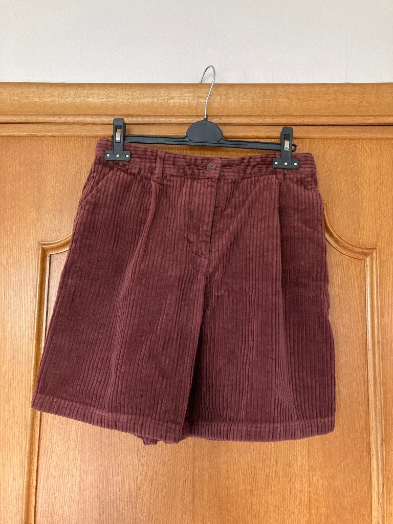 Bruin-roestkleurig short geribbelde velours, Fish Chips 170, Kinderen en Baby's, Broek, Fish & Chips, Meisje, Ophalen of Verzenden