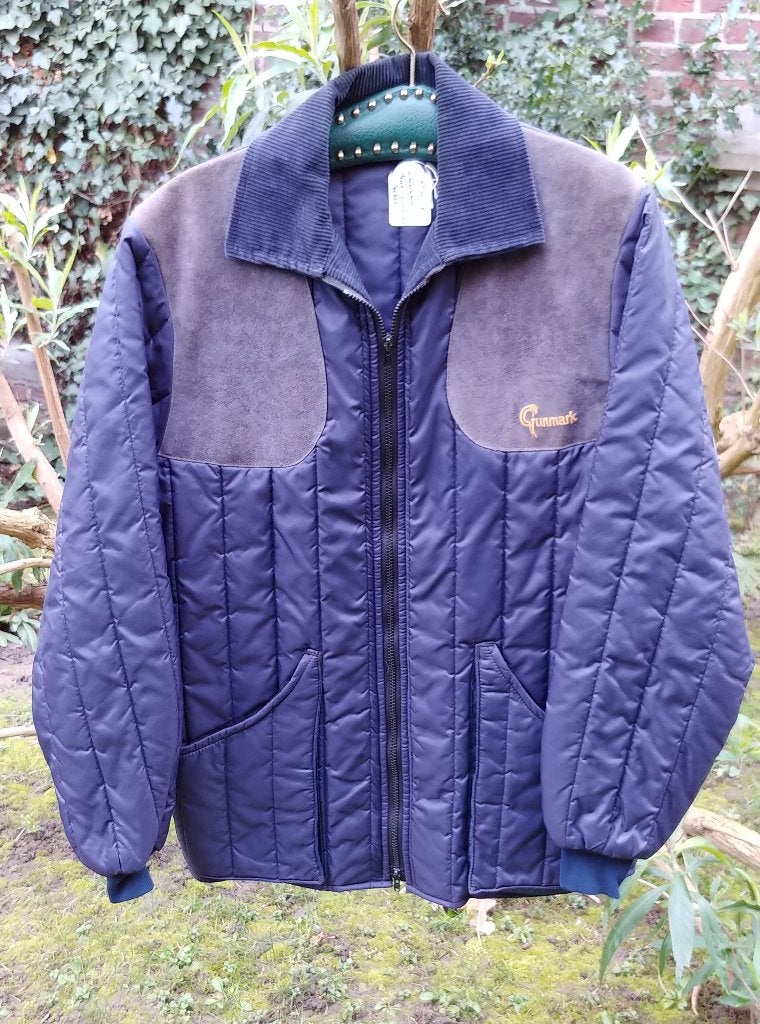 Gewatteerde BRITSE jacht- vis bodywarmer Gunmark medium, Kleding | Heren, Maat 52/54 (L), Blauw, Ophalen of Verzenden, Gedragen