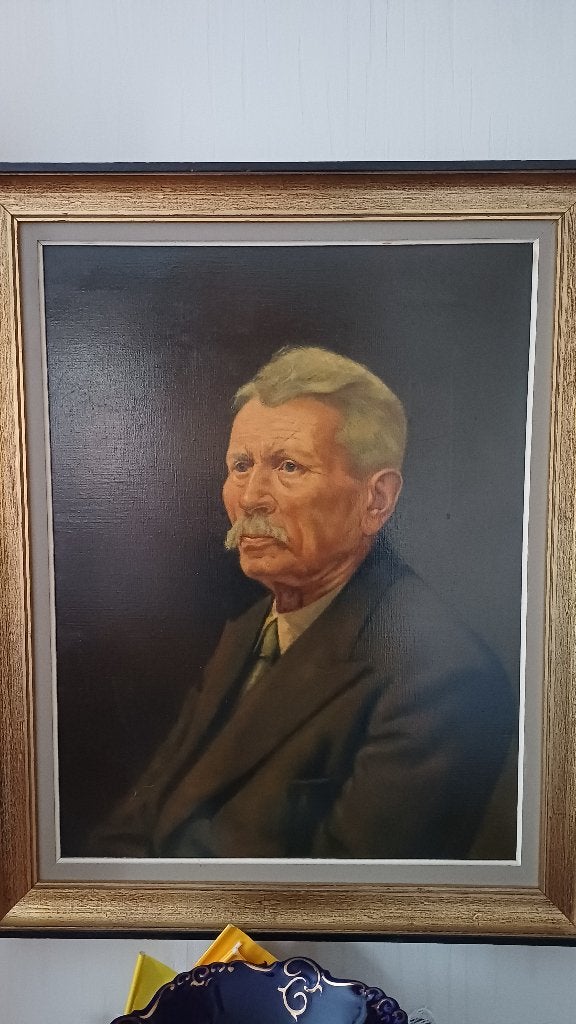 Schilderij, Antiek en Kunst, Ophalen, Doek, Portret of Personen, Olieverf