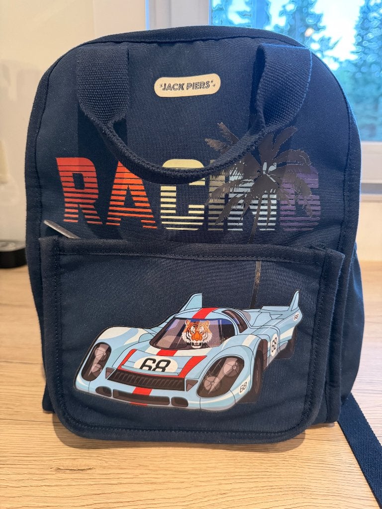 Boekentas kleuter, Handtassen en Accessoires, Tassen | Schooltassen, Ophalen, Gebruikt, Blauw