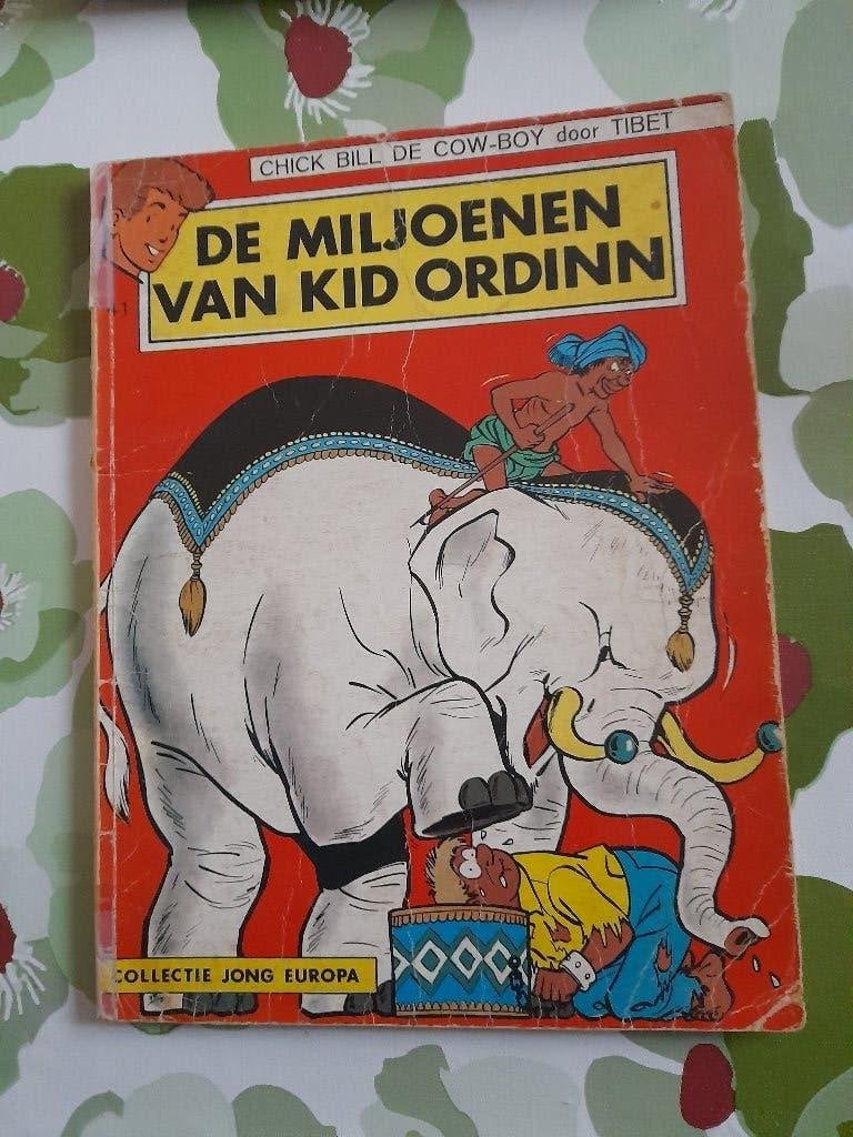 Chick Bill "De miljoenen van Kid Ordinn "eerste druk 1966, Boeken, Ophalen of Verzenden, Gelezen