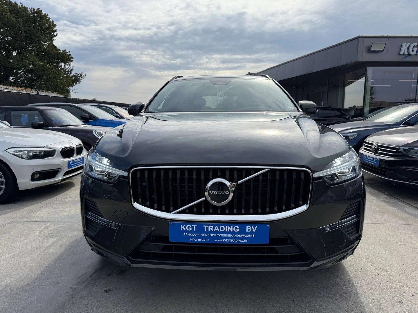 Volvo XC60 2.0 B4 D 197PK AUTOMAAT HARMAN KARDON ZWART LEDER, Cuir, Argent ou Gris, Euro 6, 1912 kg