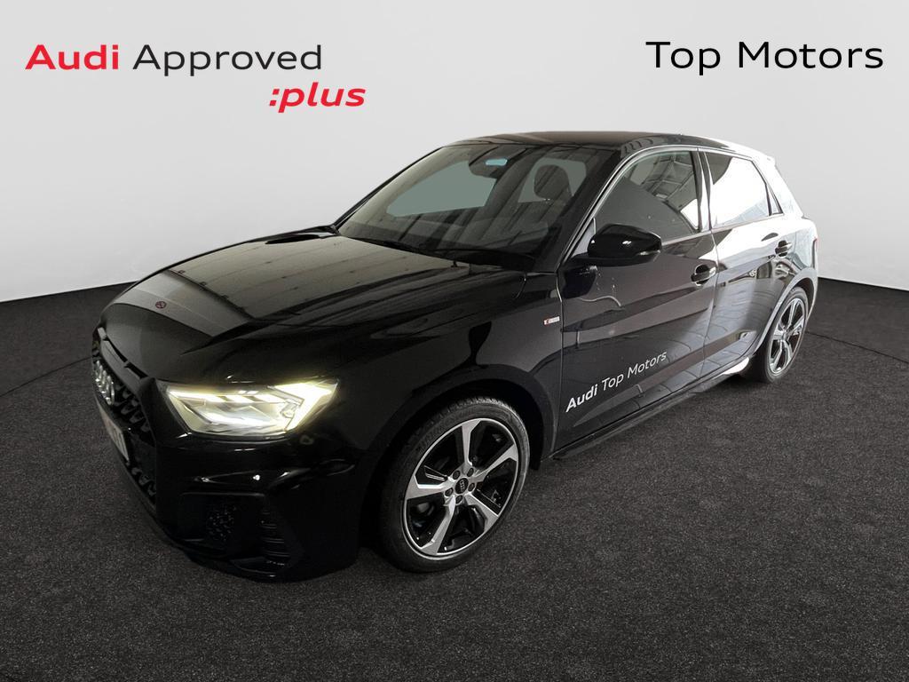 Audi A1 Sportback LEDEREN INTERIEUR/ SHADOW LOOK/ LED LAMPEN, Auto's, Automaat, A1, 129 g/km, Zwart