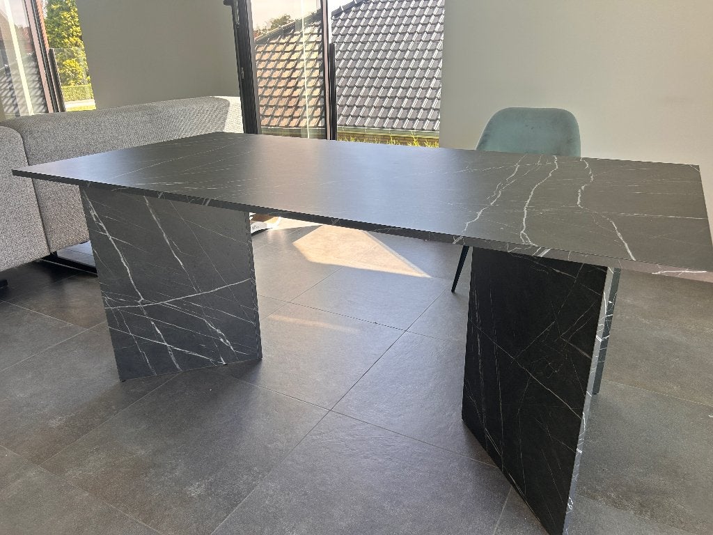 Eettafel, Huis en Inrichting, Tafels | Eettafels, Ophalen, 50 tot 100 cm, Zo goed als nieuw, Vijf personen of meer