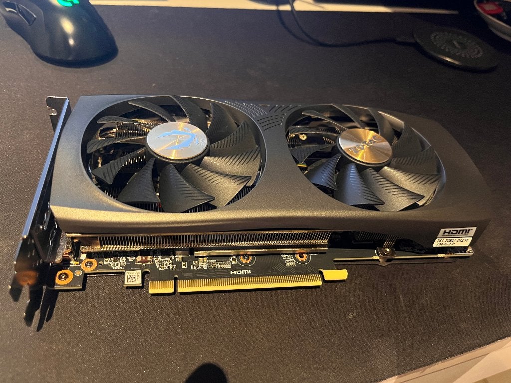RTX 4070 Super Zotac X2 OC, Informatique & Logiciels, Cartes vidéo, GDDR6, Comme neuf, Enlèvement, HDMI
