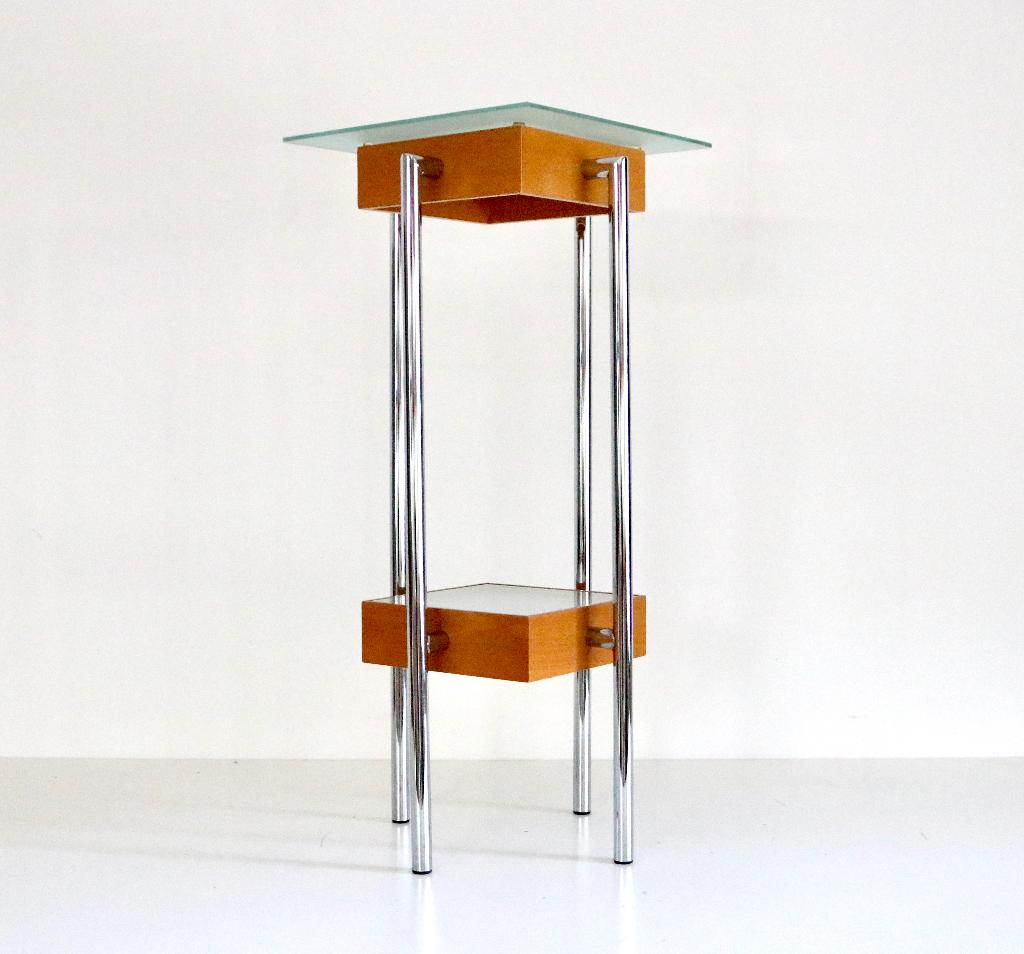 Postmoderne bijzettafel - Vintage pedestal, Enlèvement, Comme neuf