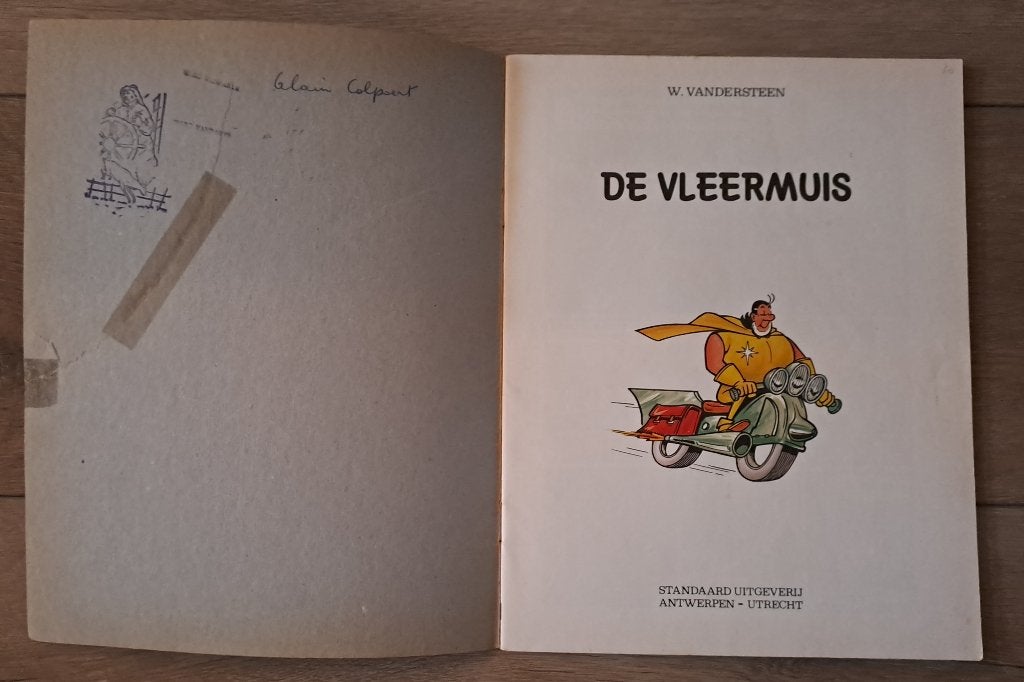 43 - Jerom - De Vleermuis, Boeken, Gelezen, Willy Vandersteen, Eén stripboek, Ophalen of Verzenden