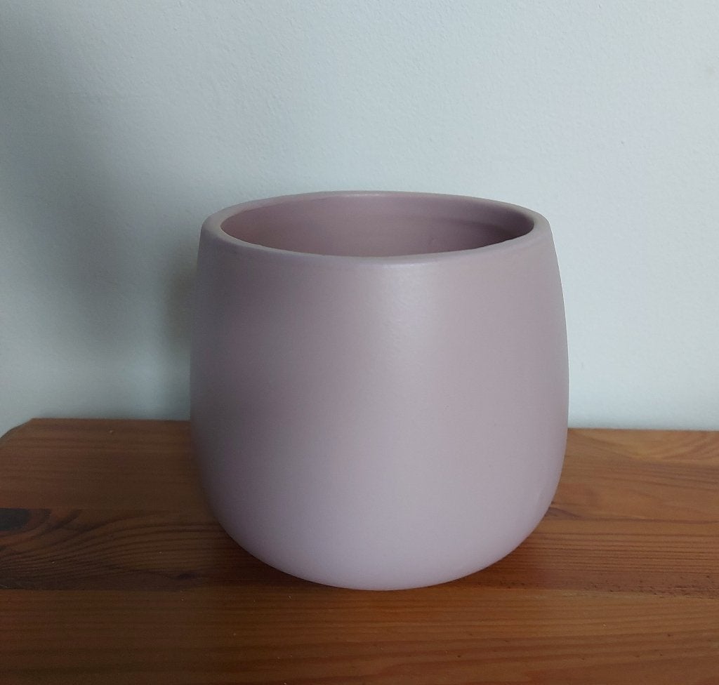 Cache pot rose poudré, Enlèvement, Utilisé, Intérieur, Moins de 40 cm