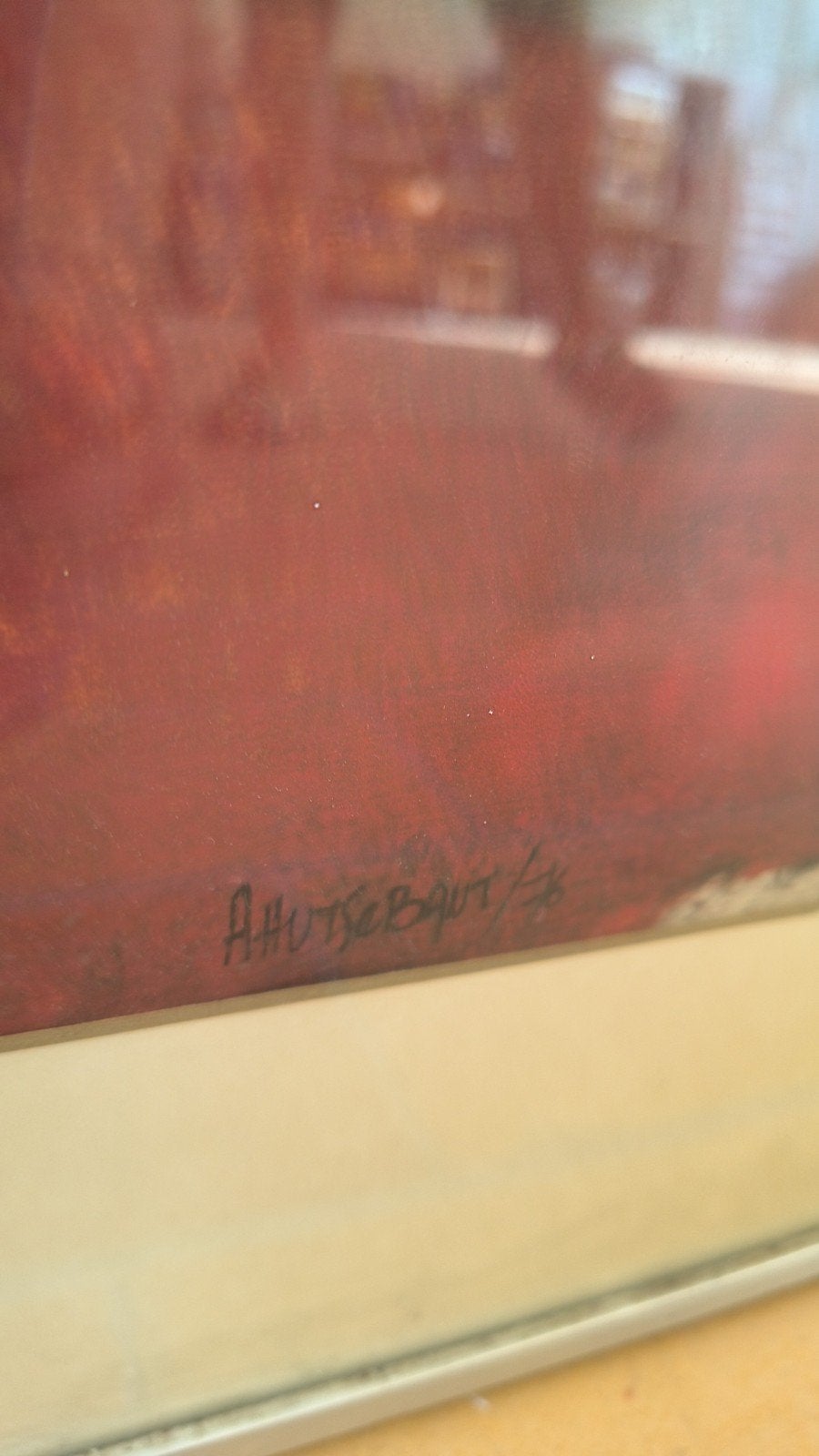 Origineel werk – Achiel Hutsebaut – 1976, Enlèvement