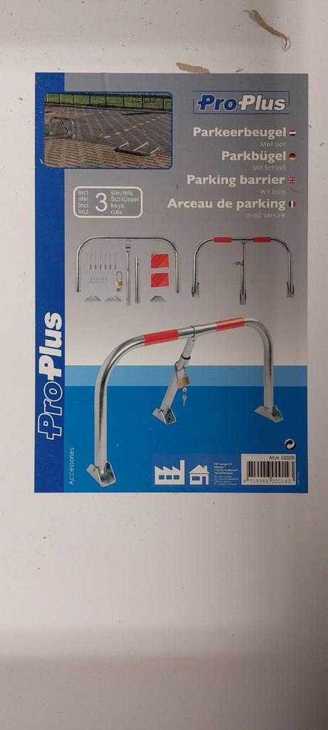 Parkeerbeugel met slot, Ophalen