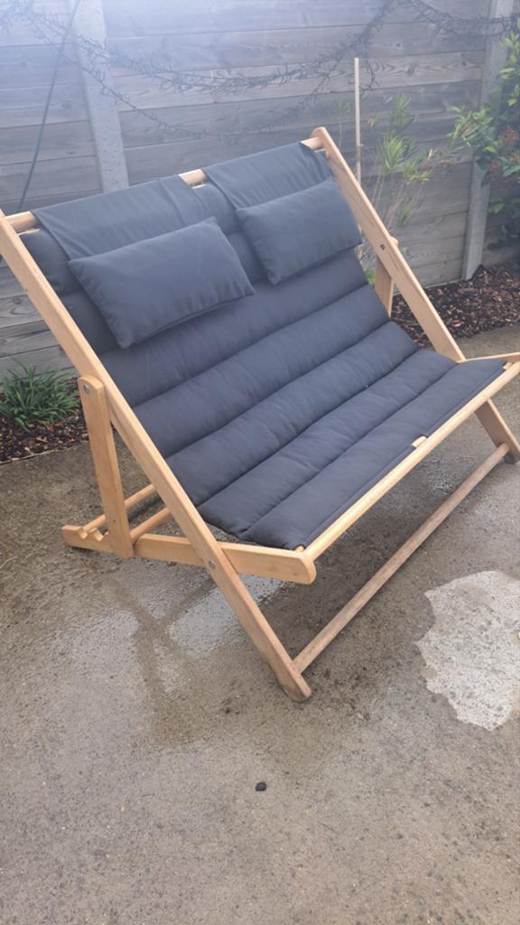 Tweezit vouw strandstoel, lounge.., Ophalen