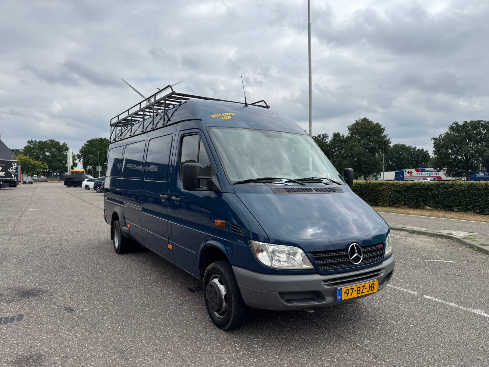 Mercedes Sprinter 413 CDI 2006 Blauw lang, Auto's, Blauw, Particulier, Te koop, Handgeschakeld