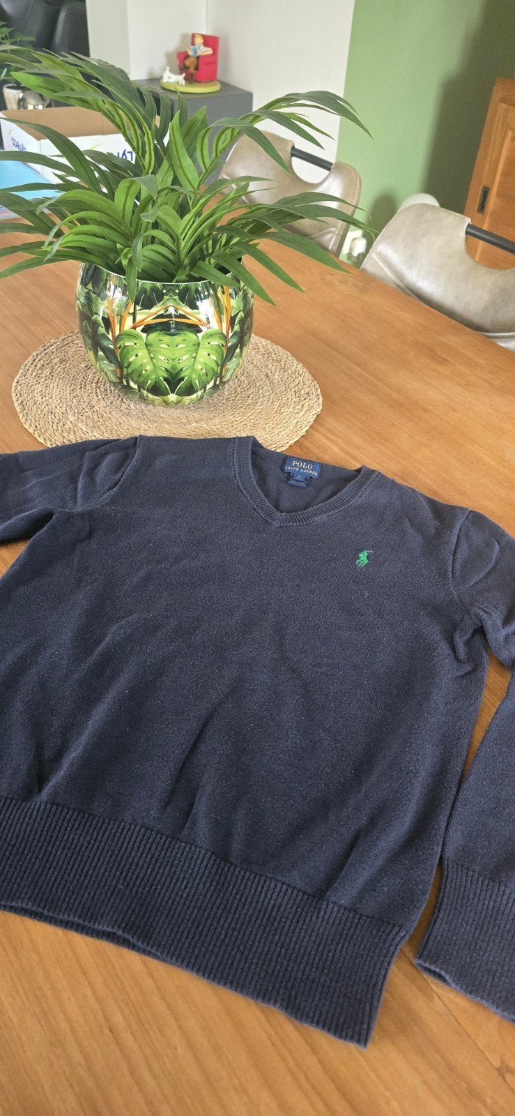 joli petit pull fin enfant Polo Ralph Lauren 12/14ans, Kinderen en Baby's, Kinderkleding | Maat 152, Ophalen