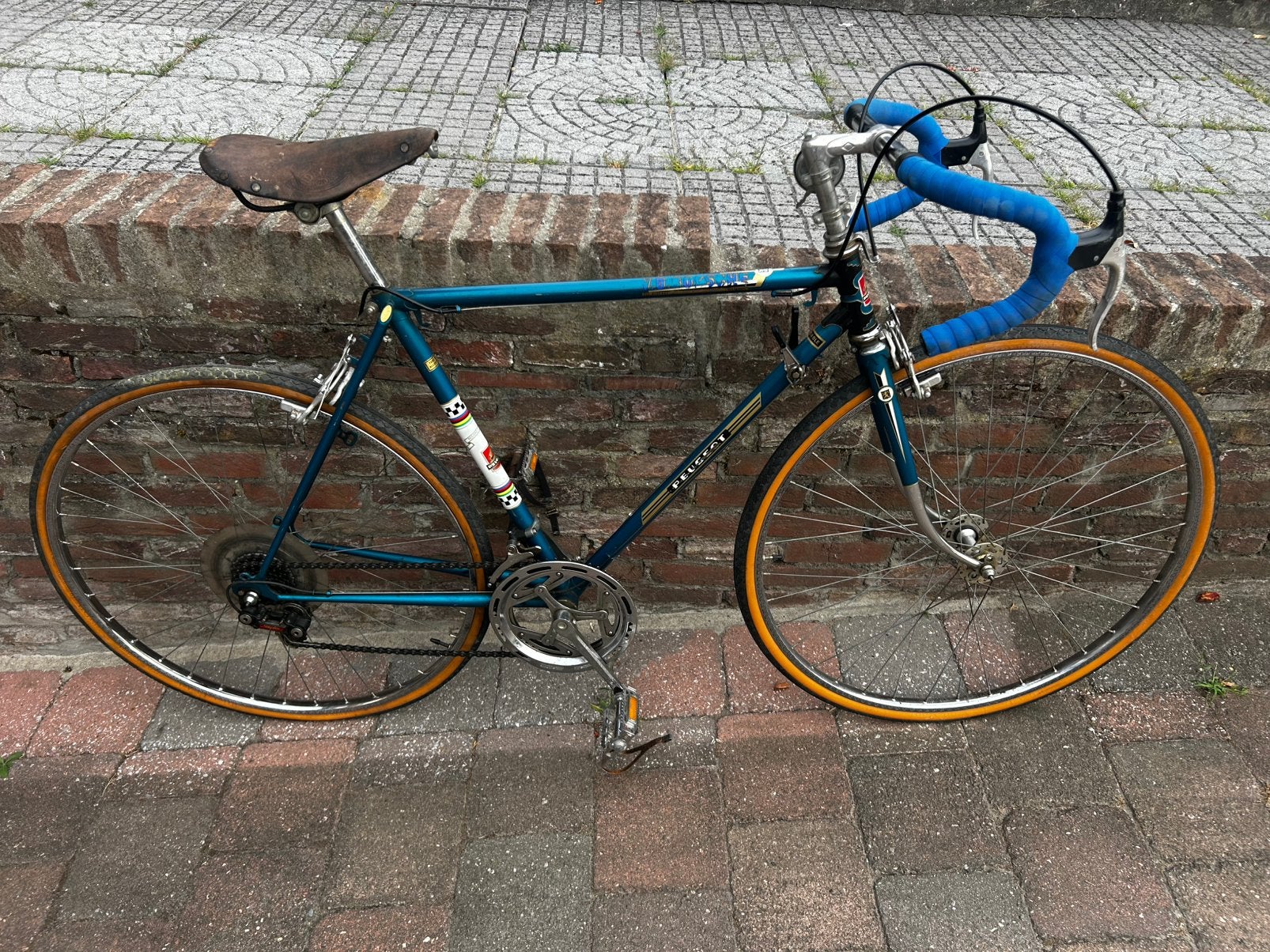 Peugeot Coole vintage koersflets rijklaar, Fietsen en Brommers, Fietsen | Racefietsen, Ophalen, Zo goed als nieuw