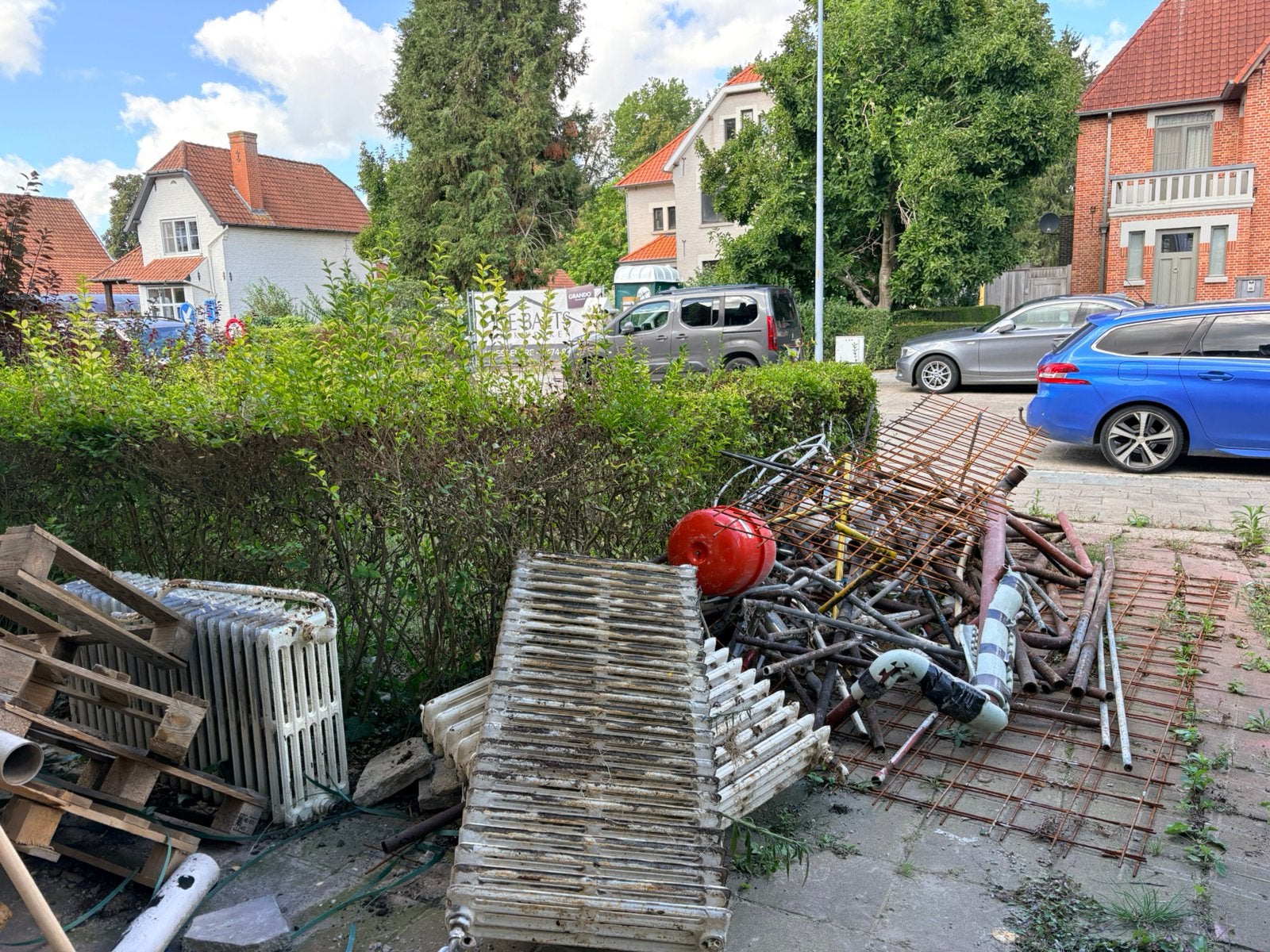 Gratis oud ijzer, Bricolage & Construction, Quincaillerie & Fixations, Enlèvement, Utilisé, 250 mm ou plus, Autres types