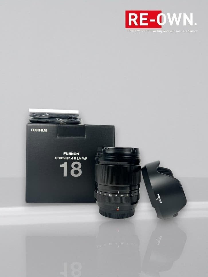 FUJIFILM XF 18MM F/1.4 | WR | DOOS | FILTER | GARANTIE, Fujifilm, ., 18 mm, Comme neuf