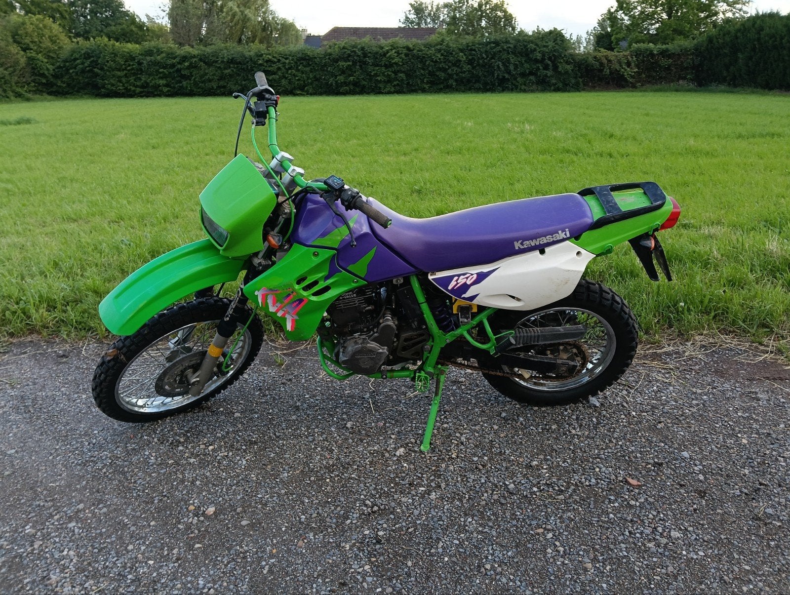 Kawasaki klr 650 dualsport adventure, Handvatverwarming, Occasion, Particulier, Toermotor
