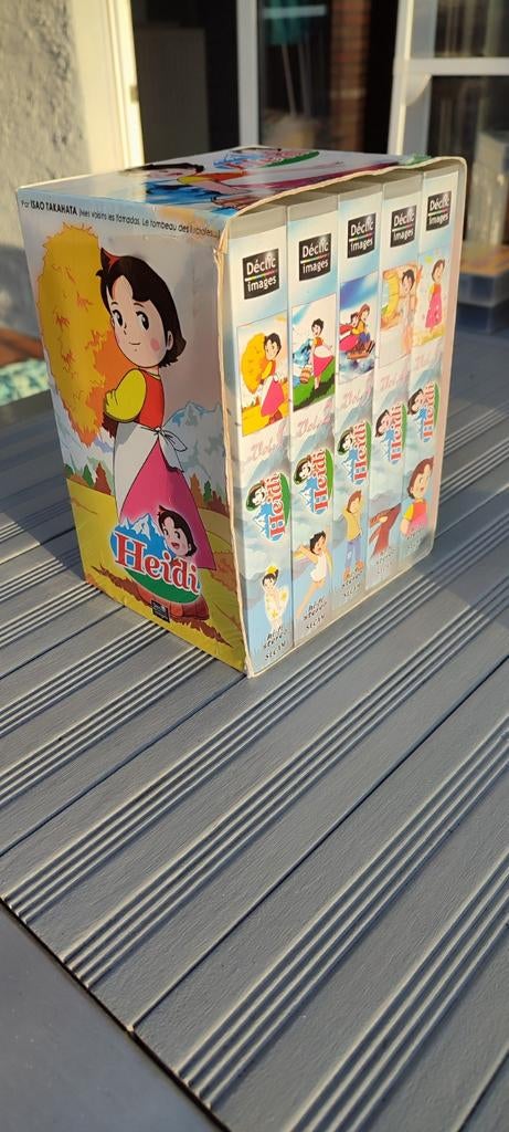 Coffret cassettes vhs Heidi