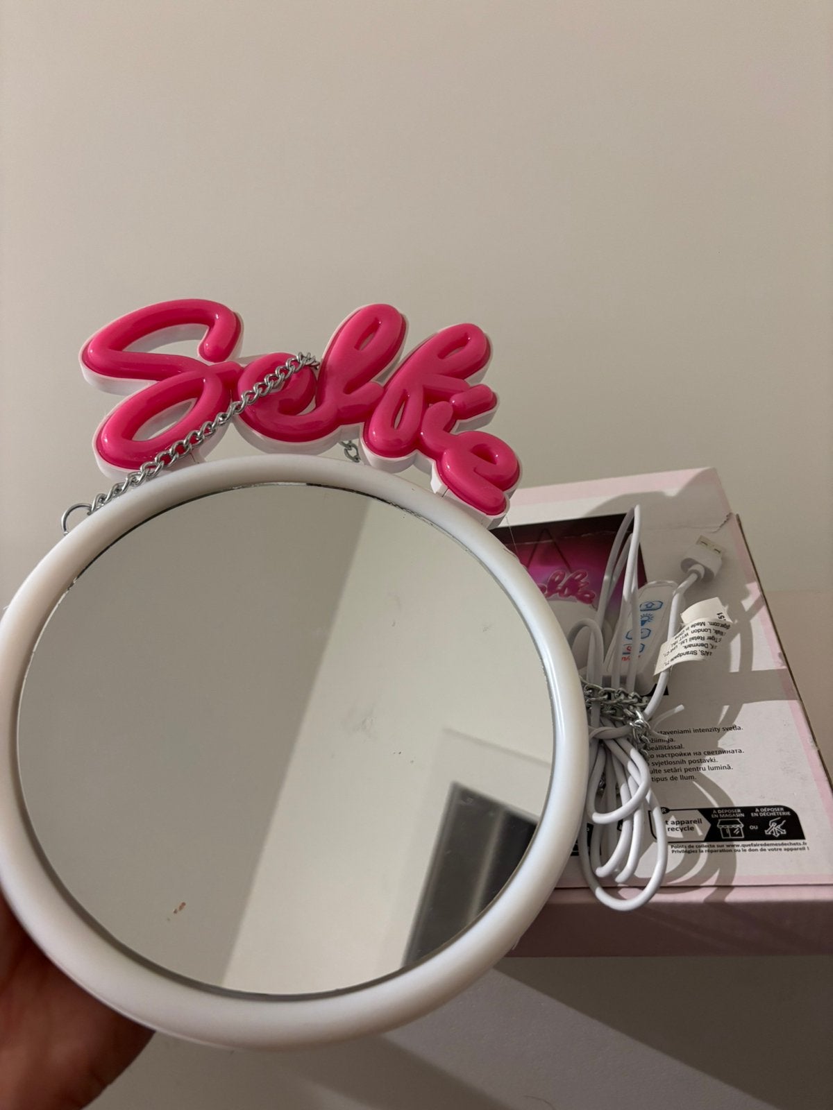 Selfie led light spiegel, Ophalen of Verzenden, Zo goed als nieuw