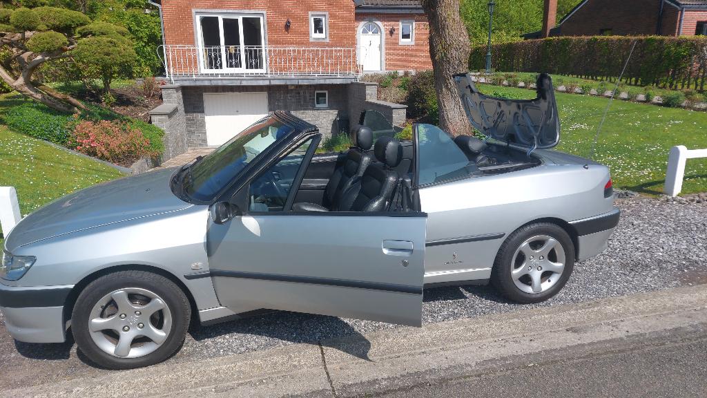 Peugeot 306 cabriolet, Argent ou Gris, Cabriolet, 2 portes, Particulier