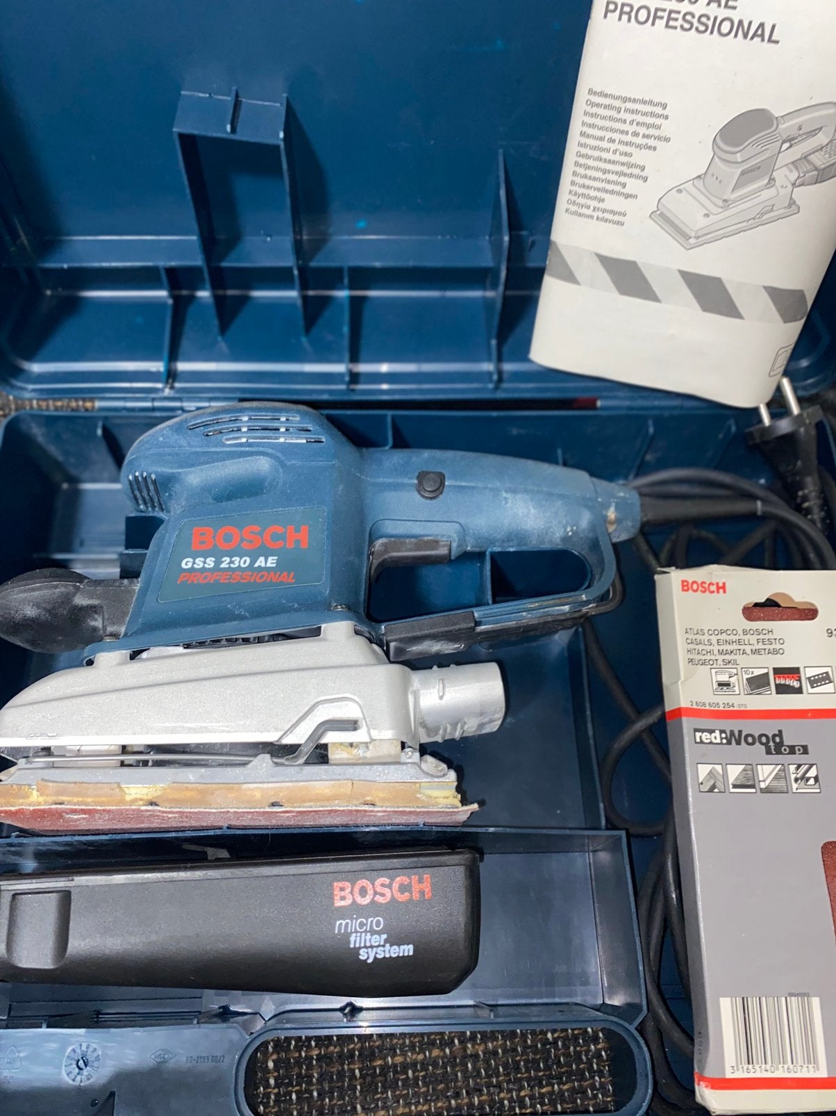 Ponceuse Bosch Gss 230 AE, Enlèvement, Utilisé