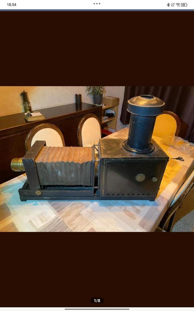 Projecteur ancienne, Enlèvement