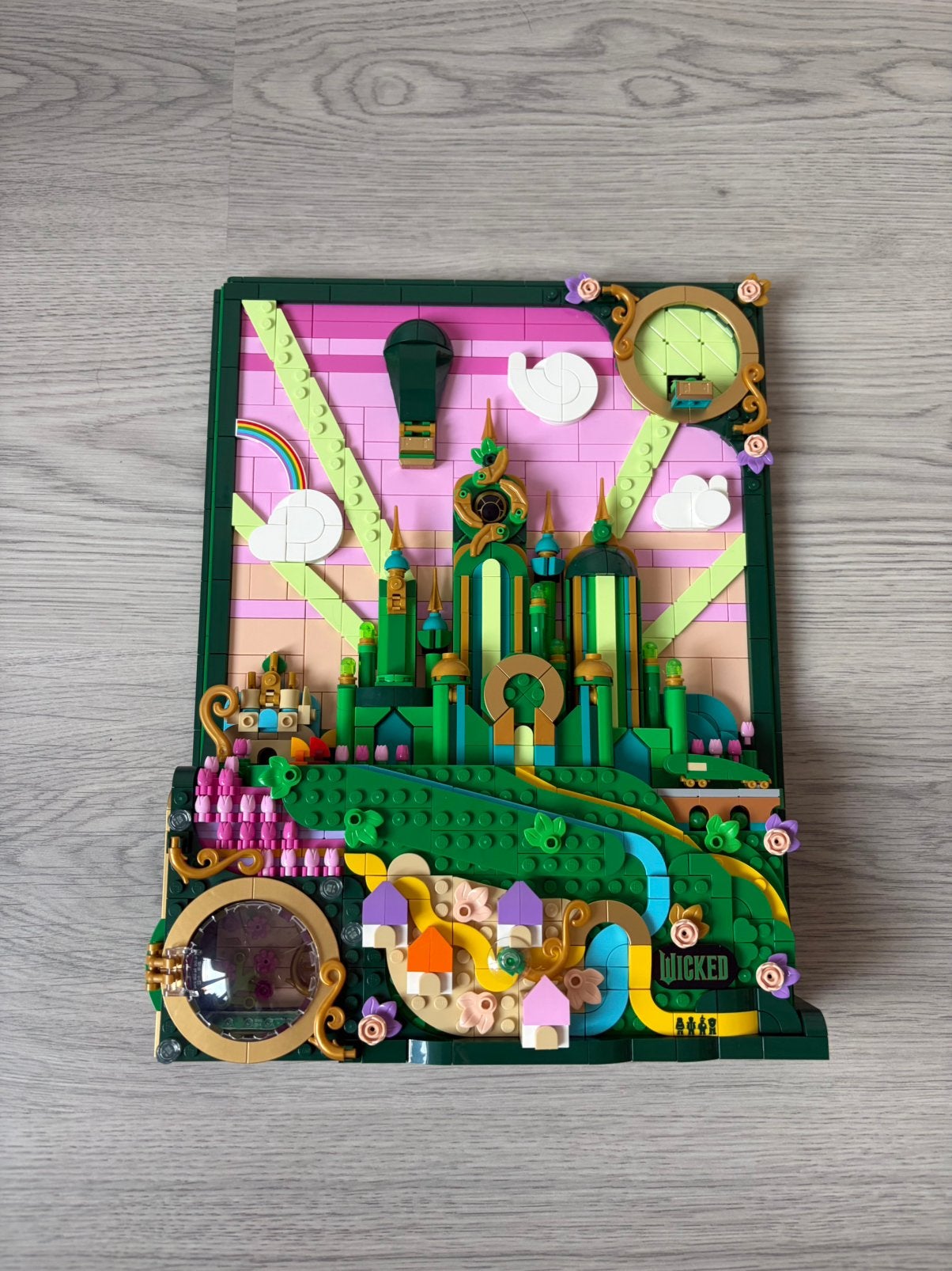 Lego Wicked - Emerald City (muurkunst), Ophalen, Zo goed als nieuw, Lego, City