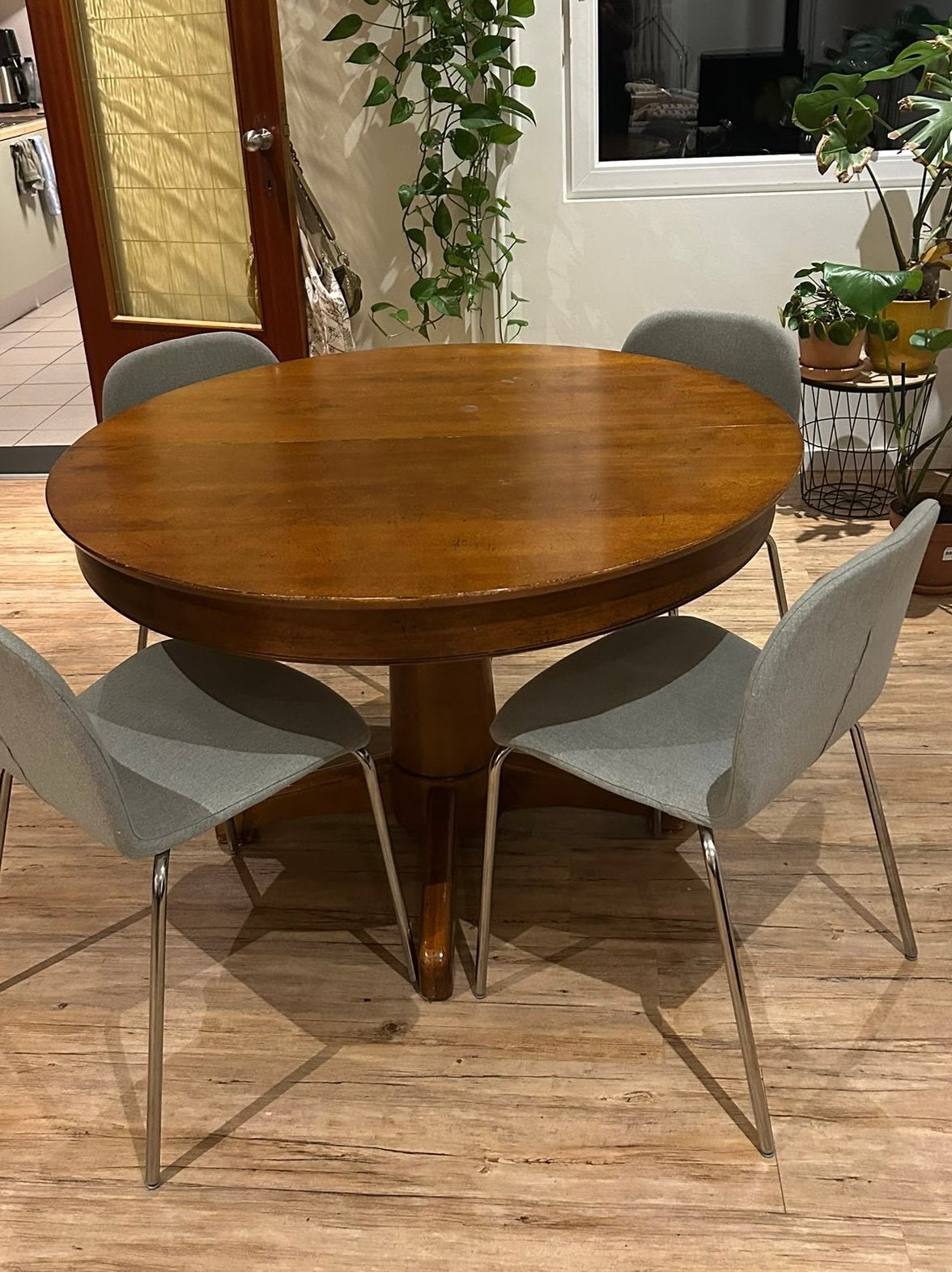 Vintage houten tafel, Ophalen, Gebruikt, Vintage