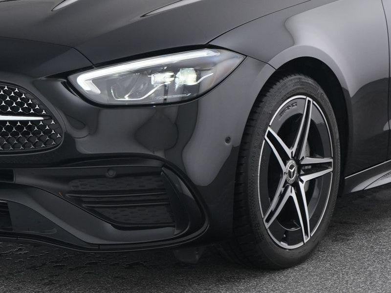 Mercedes-Benz C-klasse 180 Berline AMG Line | Panoramisch Da, Auto's, Mercedes-Benz, Automaat, 4 deurs, 4 cilinders, Zwart