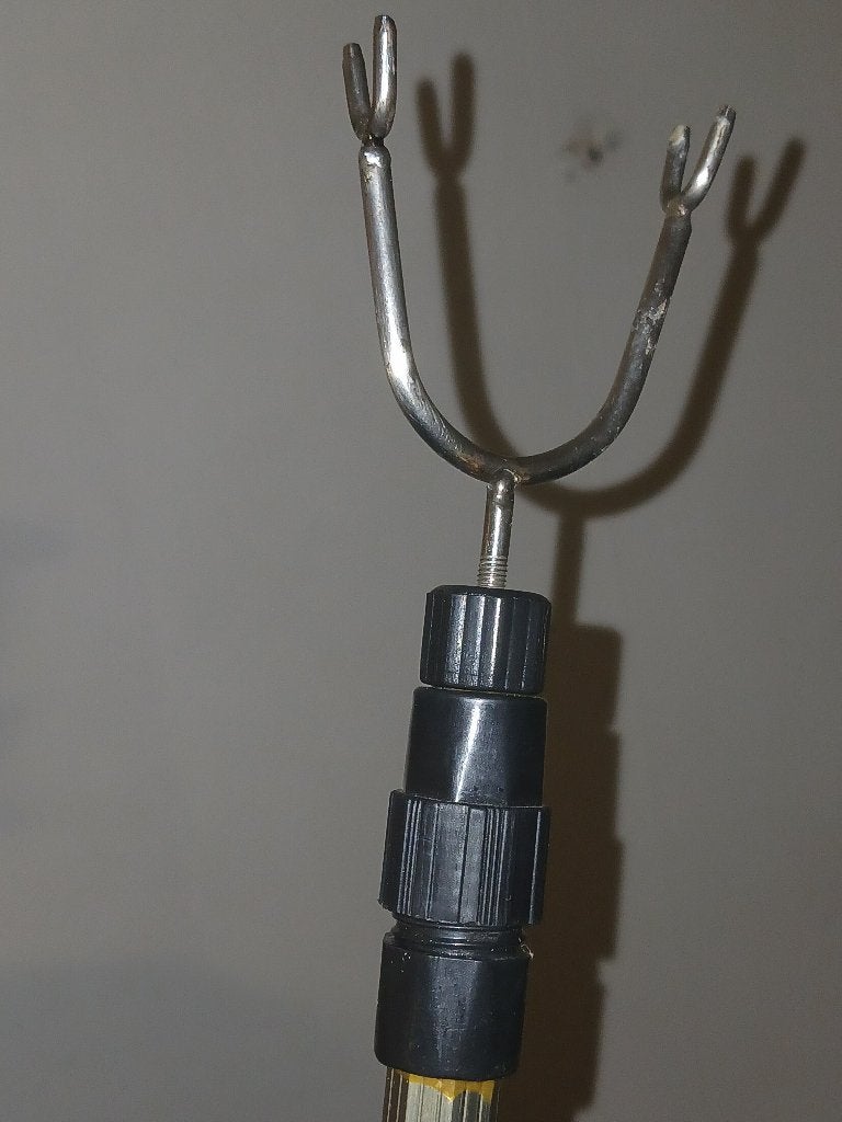 Perche télescopique 2m fouche t linge canne à pêche, Enlèvement ou Envoi, Autres marques, Comme neuf, Autres types