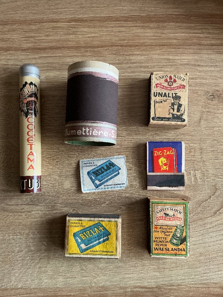 Lot : Tabacs, allumettes. Voir infos et photos., Enlèvement ou Envoi, Utilisé, Ustensile