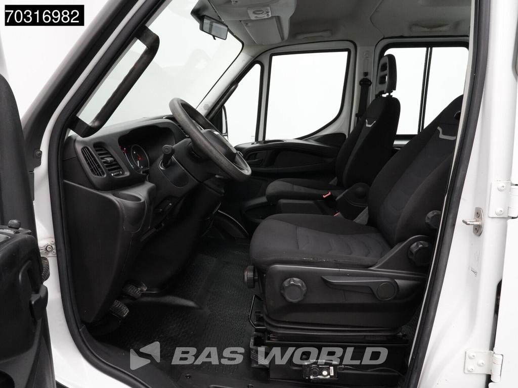 Iveco Daily 35C16 3.0L Kipper met Kist Dubbellucht 3,5t Trek, Stof, Gebruikt, Euro 6, 4 cilinders