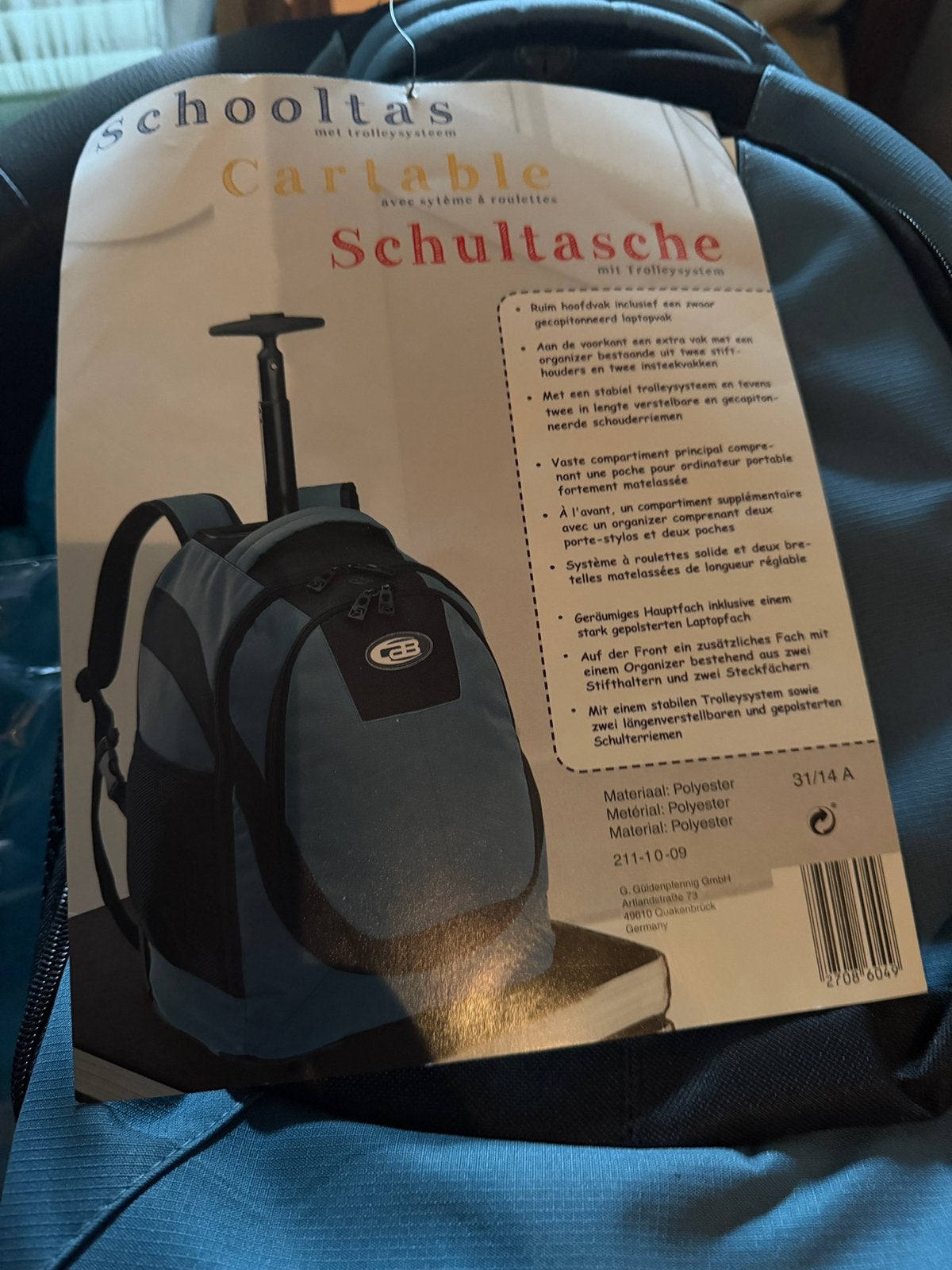 Nieuwe boekentas / trolley, Ophalen, Nieuw