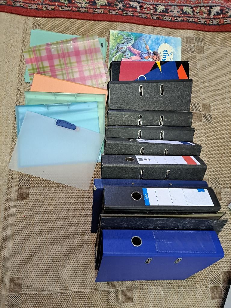 Kaften/mappen, bureaulamp, ... - gratis, Enlèvement, Utilisé
