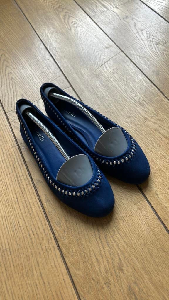 Ballerines bleu Minelli 39, Ophalen, Blauw, Ballerina's, Zo goed als nieuw