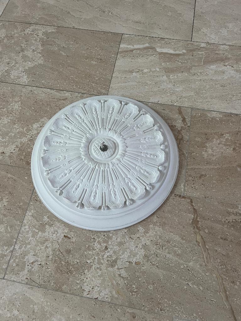 Rozette plafond, Ophalen, Decoratieobject, Steen/keramiek, Zo goed als nieuw