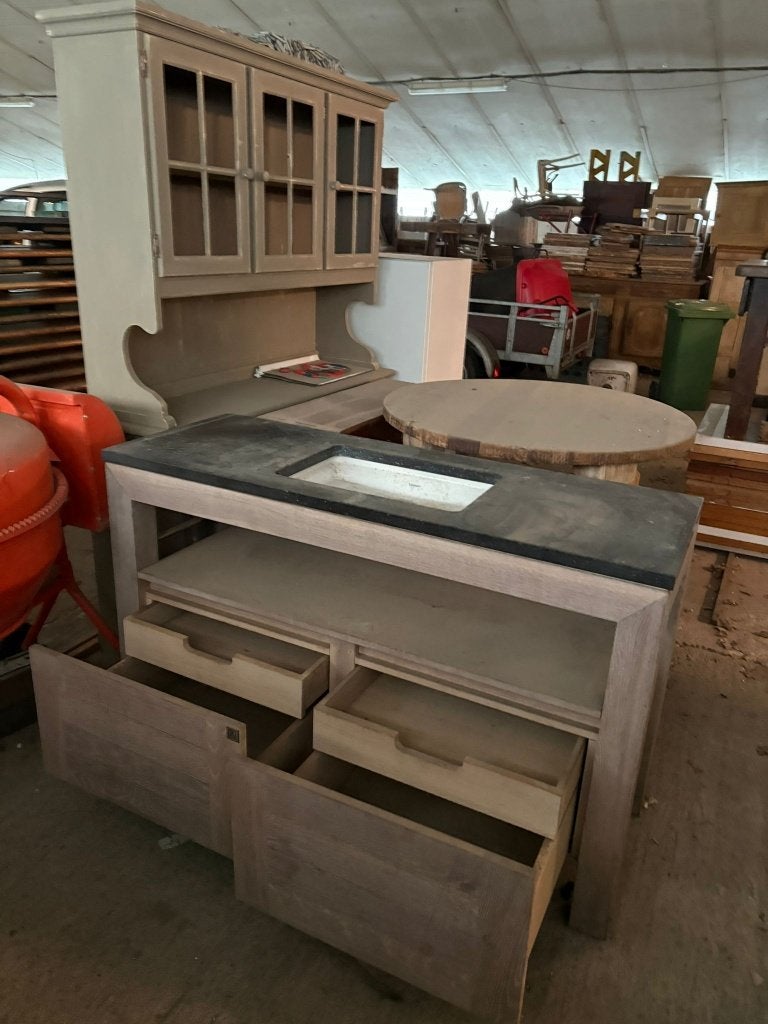 badkamermeubel, Huis en Inrichting, Badkamer | Badkamermeubels, Ophalen, Gebruikt, 100 tot 150 cm, Minder dan 100 cm