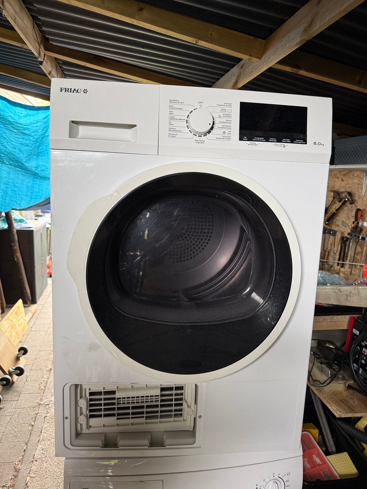 Armoire de séchage avec bac à condensats, Chargeur frontal, Enlèvement, Utilisé, À condensation