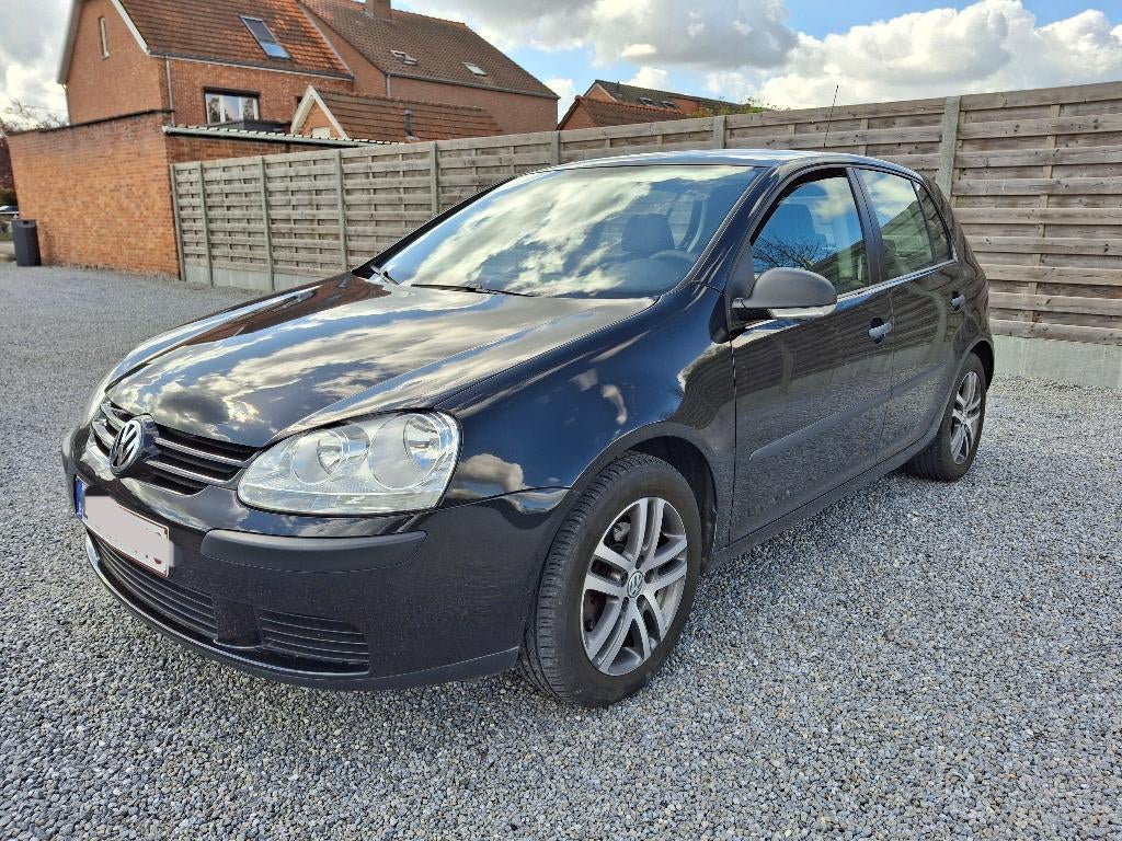vw golf 5 zwart 1.9 tdi  5deurs., Auto's, Volkswagen, Zwart, Zwart, 5 deurs, Euro 4