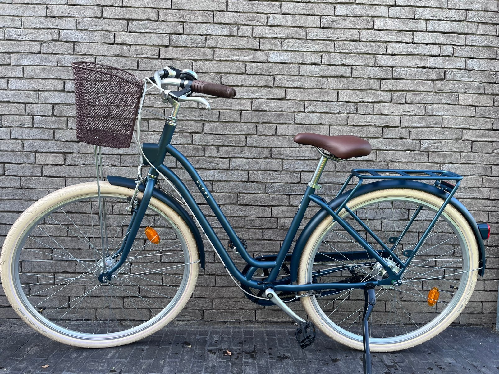 Stadsfiets Decathlon Elops 540 Medium, Fietsen en Brommers, Fietsen | Dames | Damesfietsen, Ophalen, Zo goed als nieuw