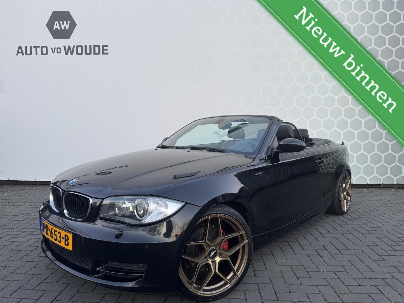 BMW 1-serie Cabrio 120i Executive Leer Xenon 19 inch velgen, Cuir, Achat, Entreprise, Cabriolet