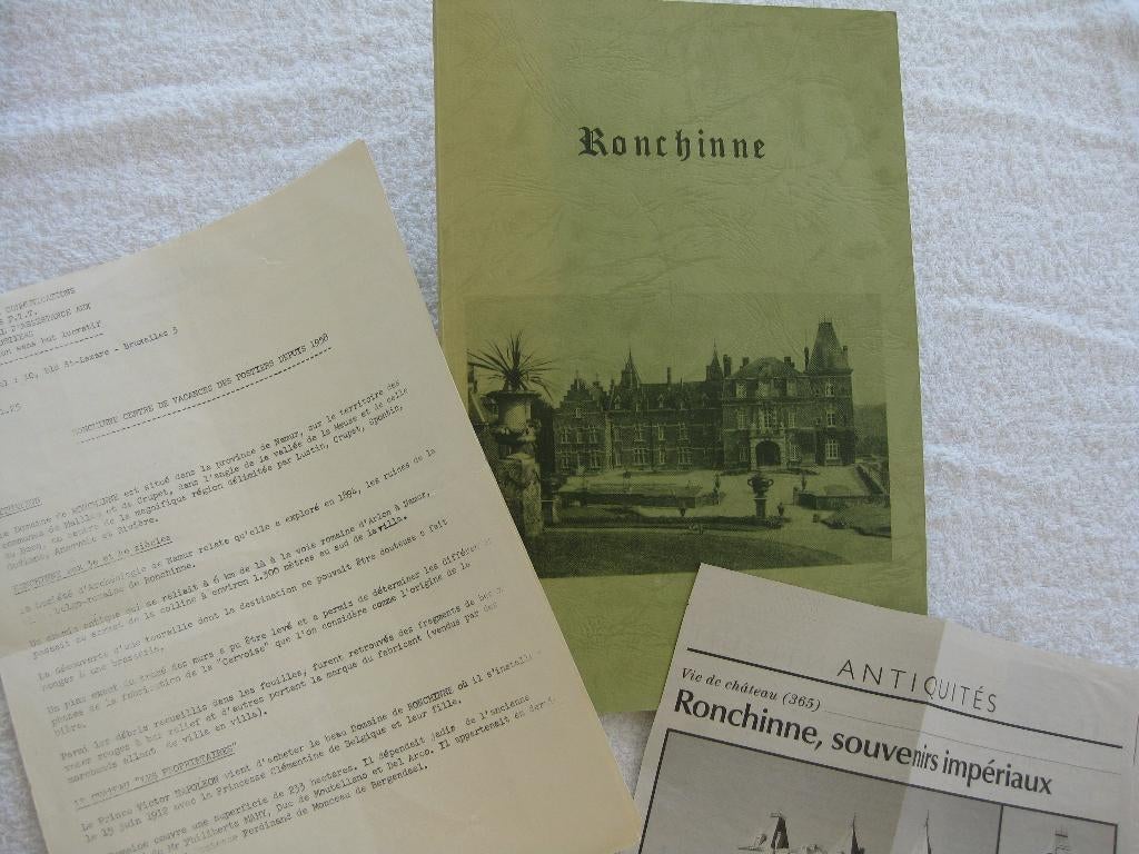 Château de Ronchinne Assesse – Edmond Sacré – 1988 - rare, Enlèvement ou Envoi, Utilisé